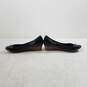 Black Patent Leather Peep Toe Wedge Pumps WM Size 7 B image number 3