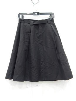 Women's Sinclaire 10 Black Marie Skirt with Belt Size 6 alternative image