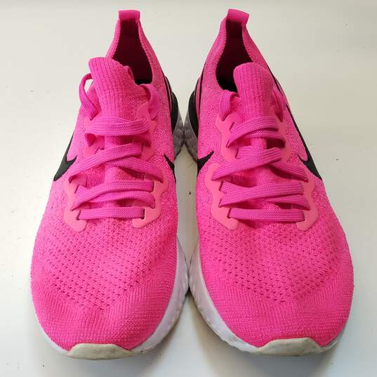 Nike Epic React Flyknit 2 Raspberry Red Women's Running Shoes Size 8 image number 3