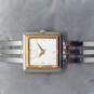 Caravelle By Bulova 45L100 Two Toned Square Dial Bracelet Watch image number 3