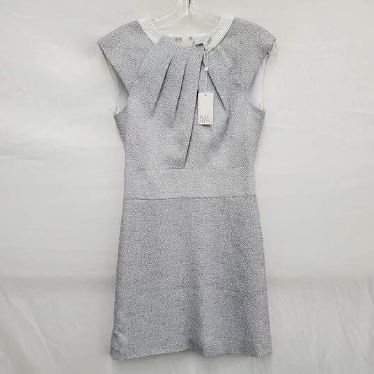 NWT WAI-MING WN's Gray Patten Sleeveless Mini Dress Size 4 image number 1