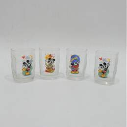 McDonald's Disney World Mickey Mouse Magical Kingdom Drinking Glasses Set Of 4