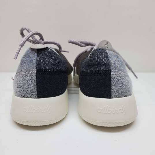 Allbirds Women's Wool Runner Patchwork Sneakers in Gray Scale/White Size 10 image number 5