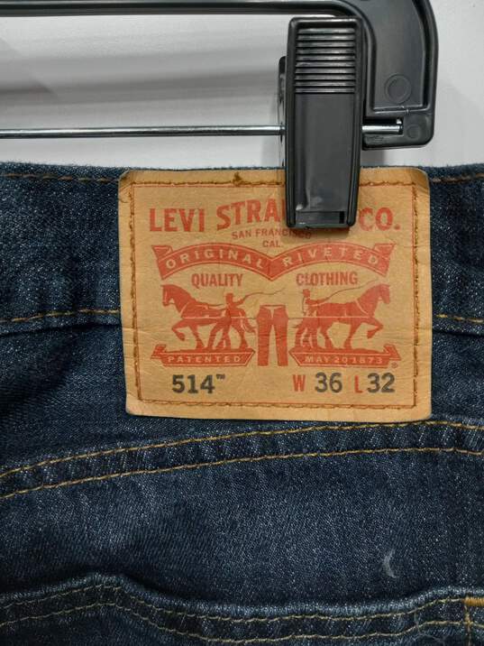 Levi's 514 Straight Jeans Men's Size 36x32 image number 3