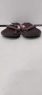 Women's Adidas Brown/Pink Chilwyanda Thong Sandals Size 9 NWT image number 1