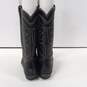 70's Tony Lama Women's Black Leather Western Boots Size image number 4