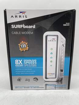 Arris SB6141 White Wi-Fi Hotspot Surfboard Cable Modem E-0488837-E