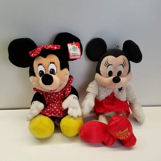Lot of Disney Mickey and Minnie Mouse Plush Toys image number 4