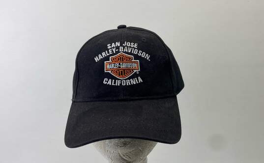 Harley Davidson Assorted Bundle Set of 2 Black Trucker Hats Caps image number 4