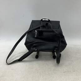 NWT Giani Bernini Womens Black Leather Inner Pockets Messenger Backpack alternative image