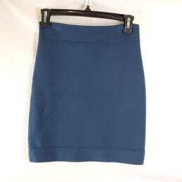 BCBG Maxazria Women Teal Skirt M NWT alternative image