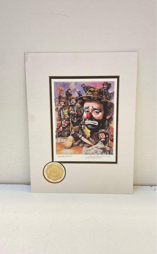 Emmett Kelly Circus Collection Retrospective Print by Leighton Jones image number 1