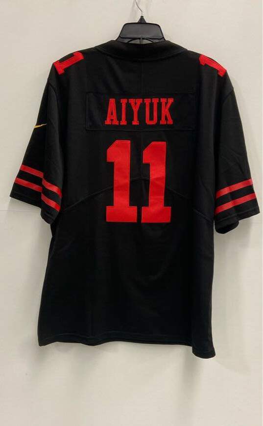Nike Men's San Francisco 49ers Aiyuk Black Jersey Sz. L image number 2