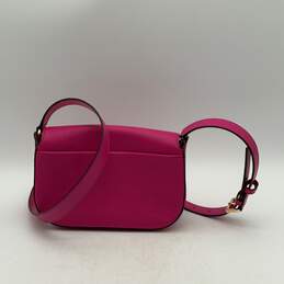 NWT Michael Kors Womens Samira Pink Adjustable Strap Flap Crossbody Bag Purse alternative image