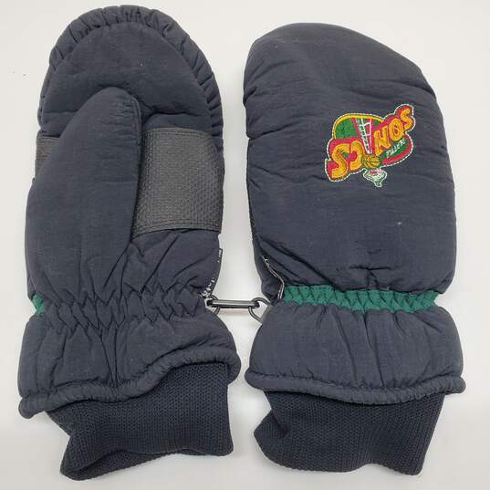 Supersonics Thinsulate Winter Mittens Gloves Men's S/M image number 1
