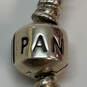Designer Pandora 925 ALE Sterling Silver Snake Chain Bracelet w/ Charm image number 3