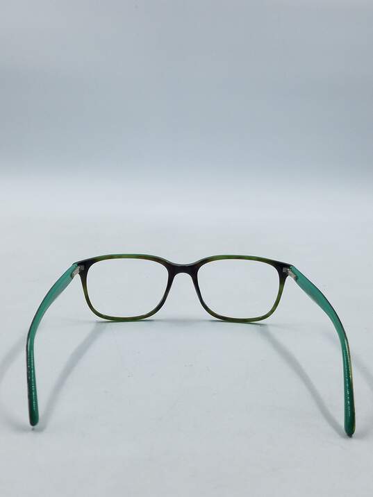 Vera Wang Green Tortoise Browline Eyeglasses image number 3