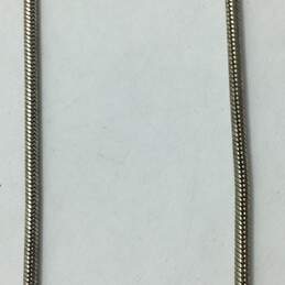 Sterling Silver Onyx Vine Adorned Tear Drop Pendant Necklace 18.4g DAMAGED alternative image