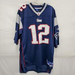 Reebok NFL New England Patriots # 12 Tom Brady Jersey Size XL