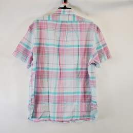 Brooks Brothers Men Pink Plaid Button Up XL NWT alternative image