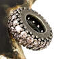 Designer Pandora S925 ALE Sterling Silver Clear Stone Spacer Beaded Charm image number 3