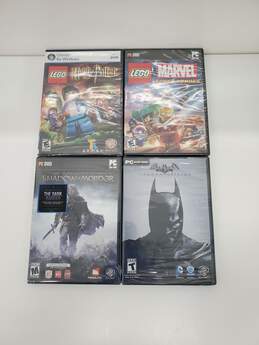 Lot of 4 PC games (lego) new