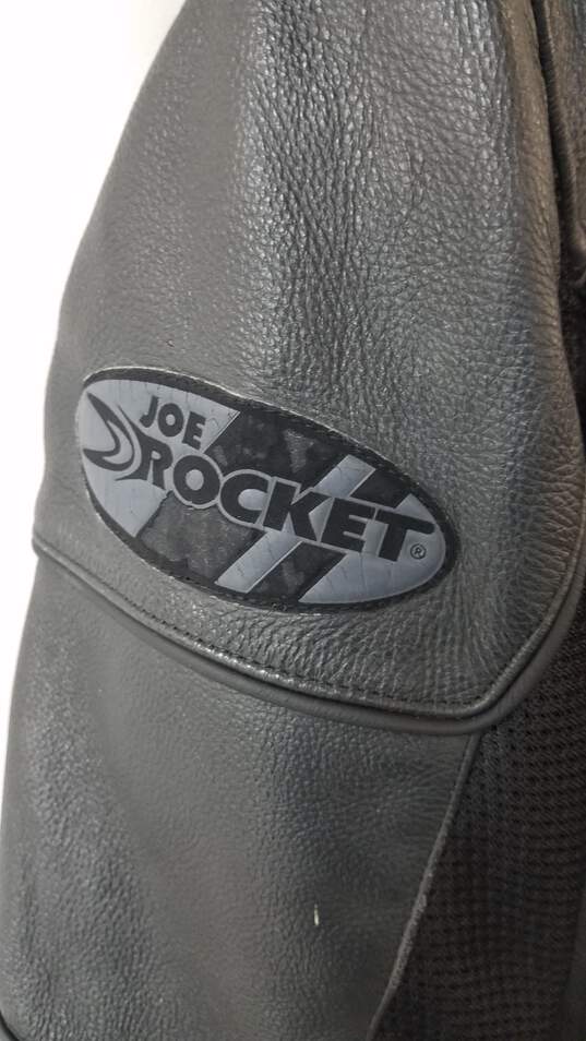 Joe Rocket Sector Women's Leather Motorcycle Jacket Black Size 40 image number 3