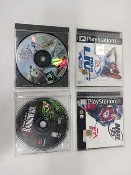 Lot of 4 Assorted Sony PlayStation Video Games