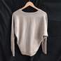 Garnet Hill Women's Tan Cashmere V-Neck Sweater Size S image number 2