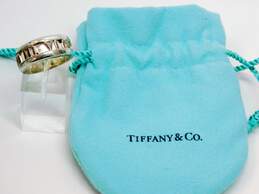 VNTG 925 Tiffany & Co Atlas 2003 Roman Numeral Ring w/ Dust Bag