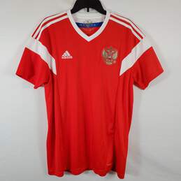 Adidas Russia 2018 Men Red Jersey L