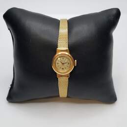 Nacar Swiss 34100 17mm Analog 18K Gold Filled Milanese Strap Ladies Watchs15g