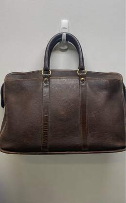 Vintage Cole Haan Brown Leather Briefcase