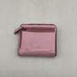 Coach Womens Pink Silver Inner Various Credit Card Slot Snap Bi Fold Wallet image number 3