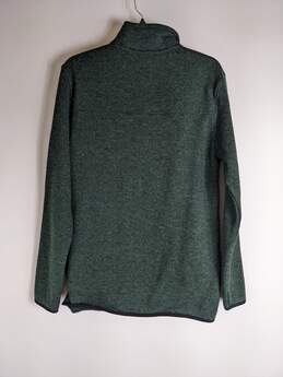 Eddie Bower Green Half Zip Fleece Sweater S alternative image