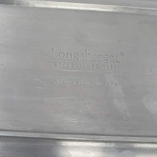 Longaberger Woven Traditions - Aluminum Hollowware 19in Platter image number 5