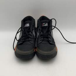 Mens All Star Pro BB Black Orange High Top Lace Up Basketball Shoes Size 14