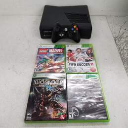 Microsoft Xbox 360 Slim 4GB Console Bundle Controller & Games #8