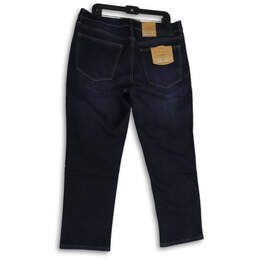 NWT Mens Blue Denim Vintage Stretch Regular Fit Straight Leg Jeans Size 36X30 alternative image
