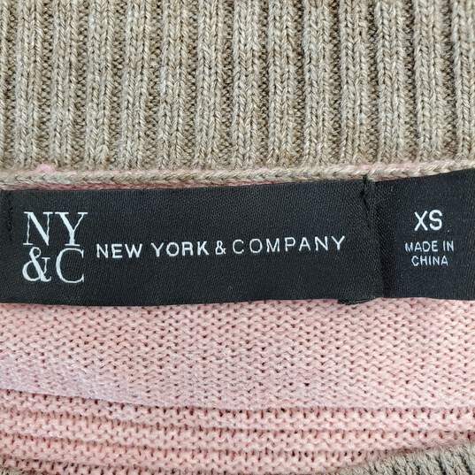 New York & Company Women Multi Color Sweater XS NWT image number 3