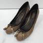 Lauren Ralph Lauren Women's Brown Surde Wedge Heel Slip On Shoes Size 11B image number 7