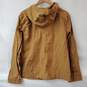 The North Face 1/4 Snap Brown Hooded Pullover Jacket Women's XL image number 3
