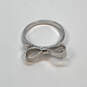 Designer Kate Spade New York Silver-Tone Bow Band Ring image number 2