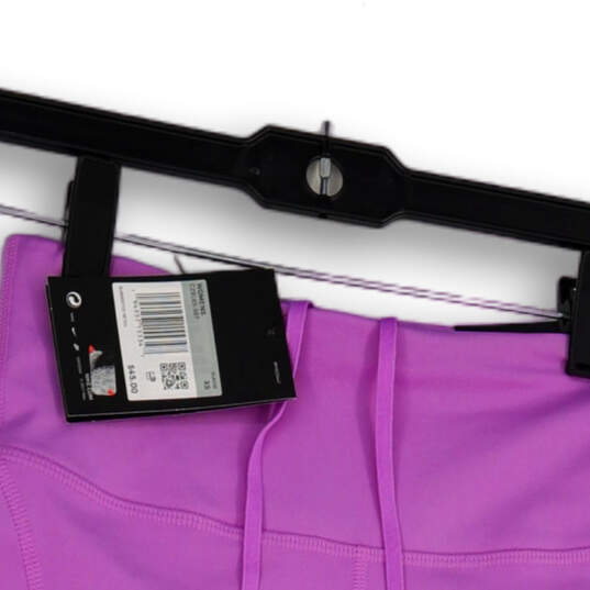 NWT Womens Purple Mid Rise Epic Fast Tight Fit Compression Shorts Size XS image number 3