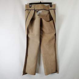 Beige Leather Chaps By Gerald Roberts alternative image