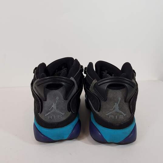 Air Jordan 6 Rings Sneakers Black 8.5 image number 4
