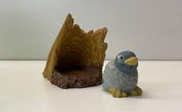 2 Woodlands Surprises Blue Bird and Duck Porcelain Figurines alternative image