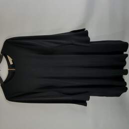 Loft Women Black Long Sleeve Dress S