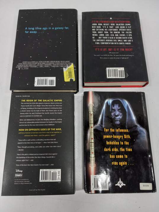 Bundle of 4 Assorted Star Wars Hardcover/Paperback Novels image number 2