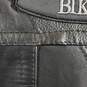 Diamond Plate Men Black Leather Vest M image number 7